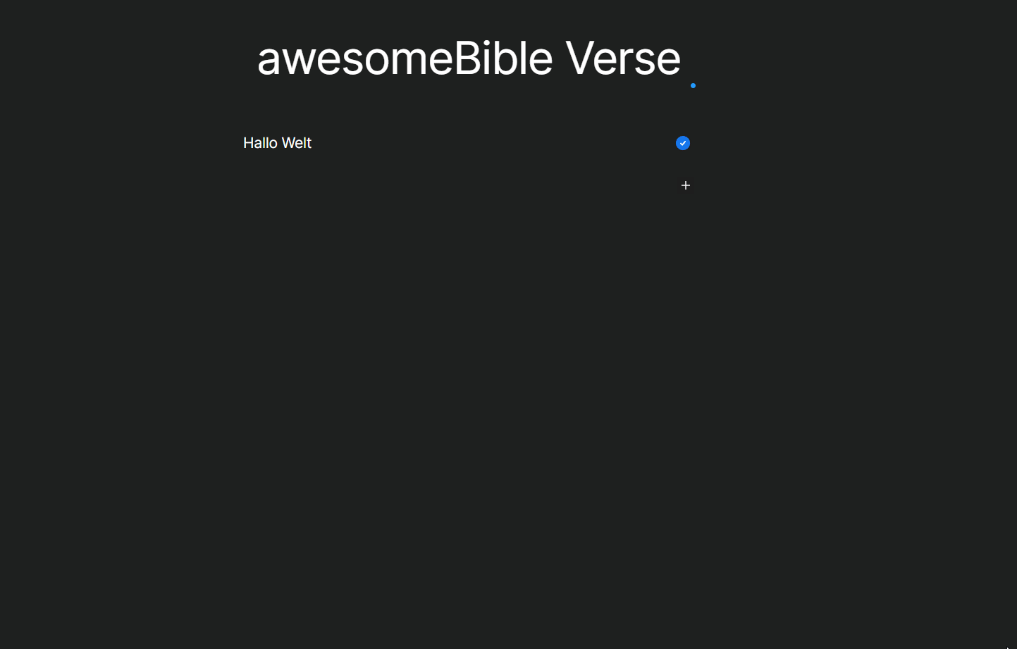 Animation vom einbinden von awesomeBible Verse in einem WordPress Post